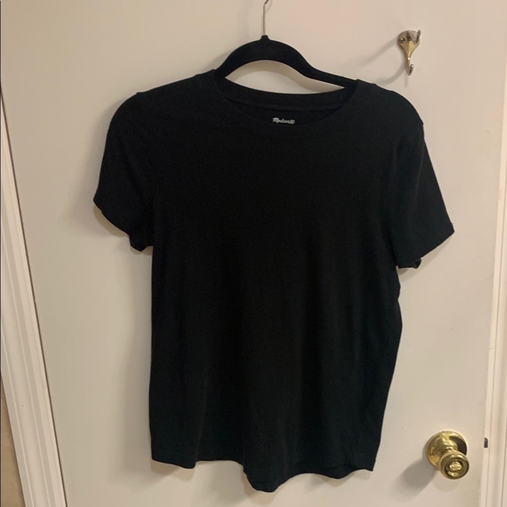 Madewell Black Short Sleeve Tee in Sz S